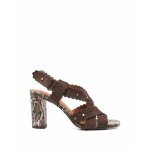 NEW CHIE MIHARA women's mihara biby sandal in brown/snake